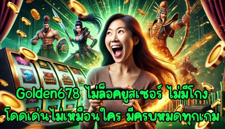 golden678 ไม่ล็อคยูสเซอร์ ไม่มีโกง โดดเด่นไม่เหมือนใคร มีครบหมดทุกเกม-4